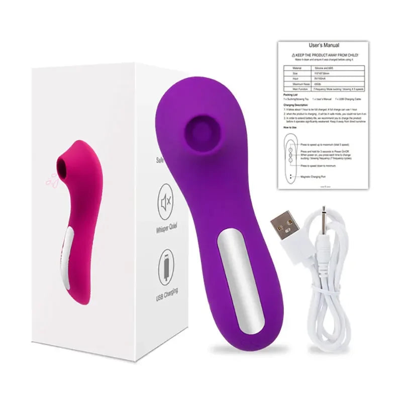 Adult Supplies Sucker Clitoris Sucking Vibrator for Women Clit Oral Stimulator Nipple Vagina Sex Toys Female Masturbator Product