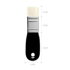 Oil Painting Nylon Pen Set Gouache Acrylic 1/3 Pcs Small/Medium/Large Sizes Flat Head Brush Wood Handle Painting Tools for Fine
