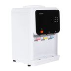 Modern White Electric Water Dispenser, 31* 30*48cm Water-cooled Dispenser, 500W Desktop Electric Cold And Hot Water Dispenser
