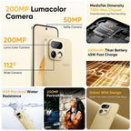 New Arrival realme 16 Pro 5G Smartphone European Version 200MP LumaColor Camera 6500nit AMOLED Display 6500mAh Battery NFC
