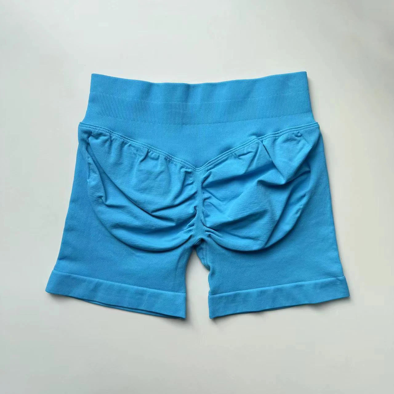 Impact Shorts 4.5" Seamless High Stretch Low Ribbed Band Subtle Glute Contour Shorts Fitness Workout Yoga Gym Shorts
