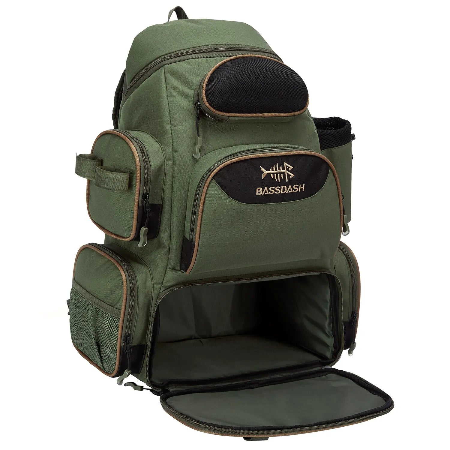 Bassdash Fishing Bag Tackle Backpack Lightweight Tactical Tackle Box Multifunctional Main image
