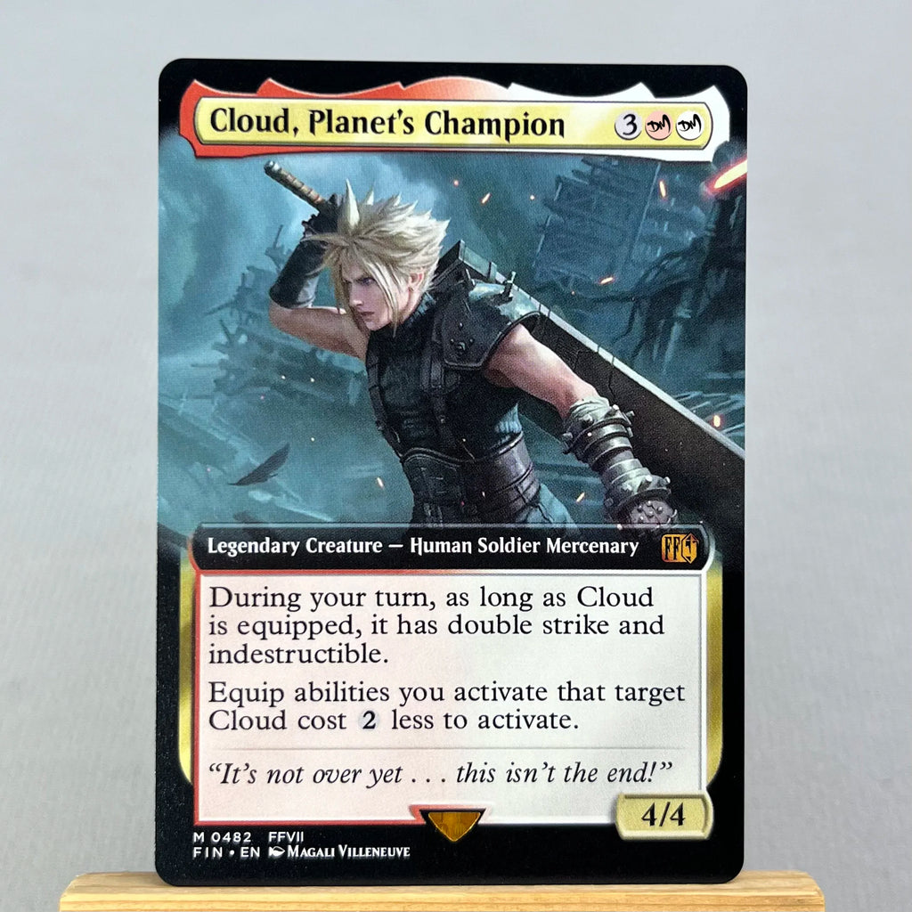 FIN PSS5 FCA HOLO14-001 Tcg proxy magical cards Sephiroth, Fabled SOLDIER Vivi Ornitier Cloud, Midgar Mercenary gathering