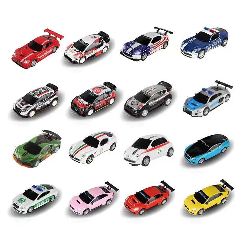 Analog Slot Car 1:43 Scale Continental GT Polestar SLS Romeo 8C WRC Rally R8 Police For Carrera Evolution Most 1 43 Tracks Cars Main image