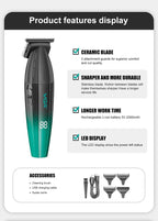 VGR Hair Clipper Professional Hair Cut Machine Face Shaver Barber Clippers Beard Trimmer Metal Trimmer for Men V-003 V-906 V-308