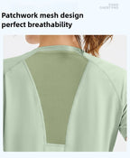 STOUREG Women's Loose Mesh Sports T Shirt Quick Dry Short Sleeve Yoga T Shirt Pilates Running Sports Fitness Short Sleeve