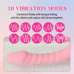 Clitoris Tongue Licking Female Vibrator For Women Dildo G Spot Clitoral Stimulator Vibro Masturbator Goods Adult Sex Toys