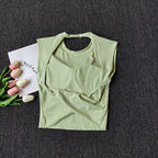 Women Sports Bra Top Push Up Sexy Beauty Back Fitness Yoga Bra t-shirts Sport Tops For Women Breathable Running Vest Gym Wear