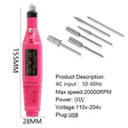 Poly Gel Extension Tool Set Professional Gel Nail Polish Kit With UV LED Nail Lamp Dryer And Electric Nail Drill Machine