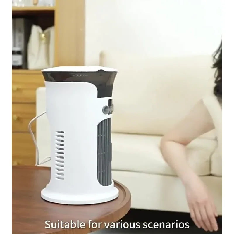 Portable Desktop Cold Air Fan USB Mini Home Use Multi-Function Air Conditioner Fan for Personal Cooling Secondary image