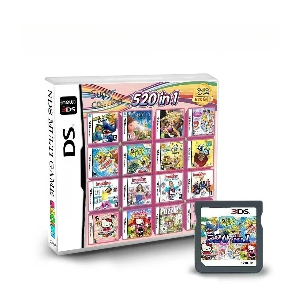 NDS Game Card 482in1 520in1 4300in1 500in1 468in1 Game Card Retro Game Collection  for 3DS, NDS