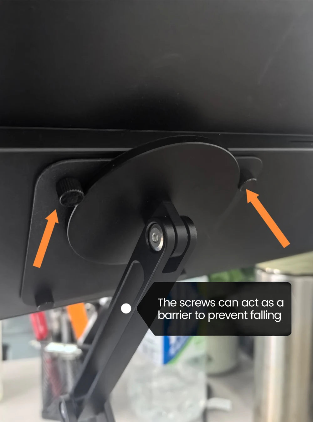 UPERFECT Metal Magnetic Bracket VESA 2 IN 1 Stand Max Support 19" Portable Monitor with Adjustment Holder For 7"-19" Dispalys
