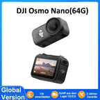DJI Osmo Nano Standard Combo Action Camera 64GB/128GB Next-Gen 1/1.3 Sensor 4K POV Camera for Vlogging, Live Streaming, and Remote Control