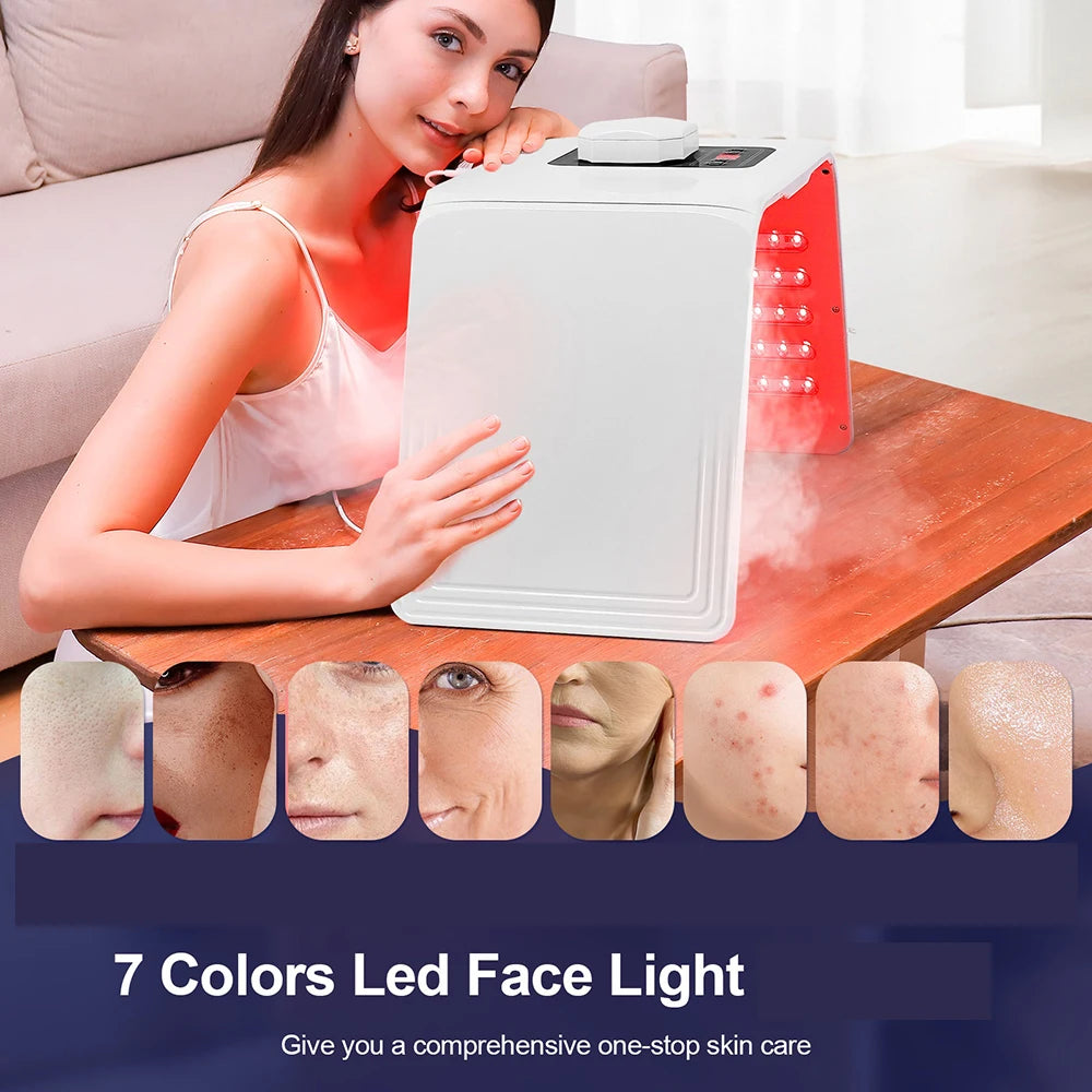 7 Colors LED Photon Machine SPA Facial Spray Device Skin Rejuvenation Light Facial Lifting Whitening Body Beauty Machines
