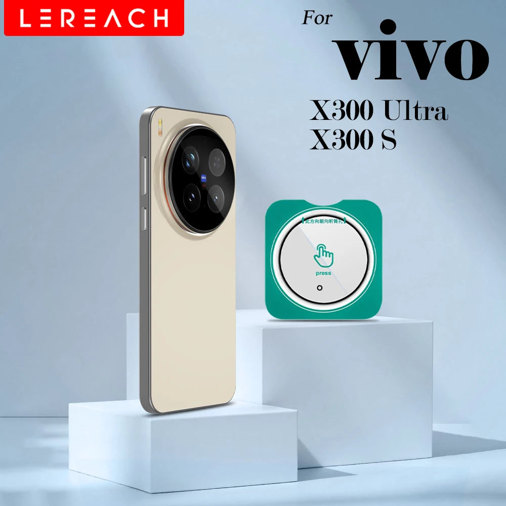 Lereach for VIVO X300 Ultra X300S Self-Locating Frame Tempered Glass Camera Lens Protector Anti-Scratch Film Main image