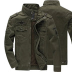 2024 new Spring Autumn Men's Bomber Jacket Casual Male Tactical Coats Baseball Slim Outwear Windbreaker Tooling Jackets