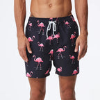 Escatch Brand Summer Mens Shorts Fashion Polyester Quick Dry Board Shorts Male Sport Gym Swimsuit Surf Swim Trunks For Man