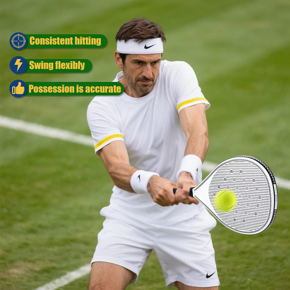 2026 Newest Tennis Racket | Padel Racket, Made of Ultra Light Carbon Fiber Material, with Strong Elasticity and Good Quality