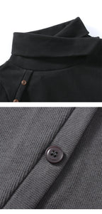 2026 New Men's White Turtleneck Sweater, British-style Black Pullover, Asian Sizes M-4XL. Gray Sweaters