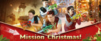 VATOS Hanging Christmas Train Set Toy Light and Sound Train Around Christmas Tree Decoration Gift Indoor Home Toys for Kids