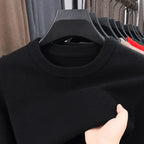 2025 New Men's Casual Sweater Round Neck Long Sleeve Knitted Sweater Diamond Pattern Fashion Versatile Top 2029