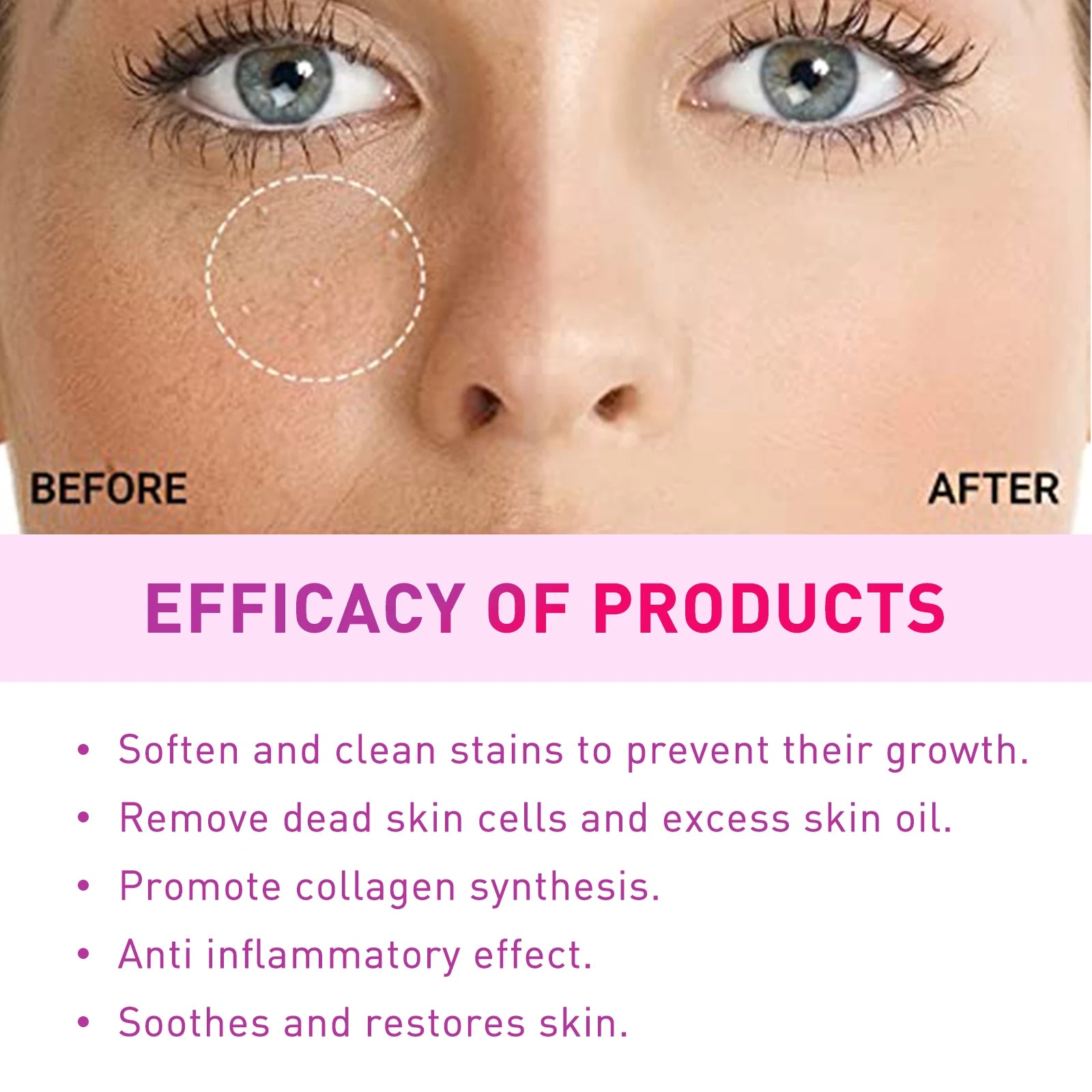 Eye care essence lotion gently cares for the skin around the eyes, providing particle protection, nourishment, and hydration.
