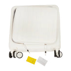 Carry on Luggage Scooter Suitcase Trolley Case 18"ABS Shell Cabin Luggage Front Open Compartment Multifunction Wheels Expandable