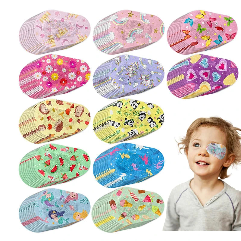 5 PCS Protect Eyesight For Kids Vision Care Hot New Amblyopia Eye Patch Adhesive Eye Patches Medical Sterile Eye Pad Main image