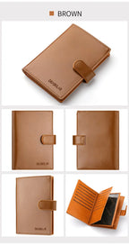 Stylish Travel Passport Bag Multi-Card Card Holder Portable Multi-Function Men's Wallet