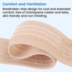 VELPEAU Baby Umbilical Hernia Belt, Newborn Belly Button Navel Band with 3 Compression Pads, Abdominal Binder Support for Infant