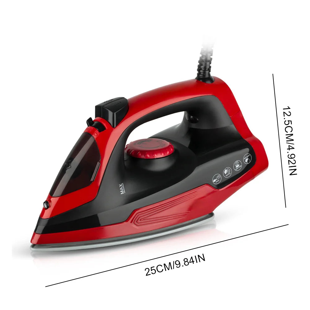 Electric Household Handheld Steam Iron Portable Iron 1400W 3 Gear Adjustable Ironing Machine For Clothes Fabric Dry Ironing