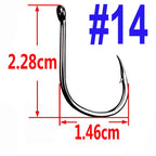 100/50/25 pcs Iseama Carp Fishing Hook Offset Circle Hook Single Fly Fishing Jig Hook Barbed sea Fishhook Tackle Accessories
