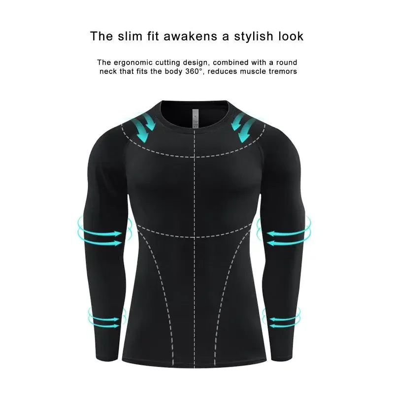 Kids' Sports Compression Set - Quick-Dry Breathable Activewear for Boys & Girls, Stretchy Running Outfit