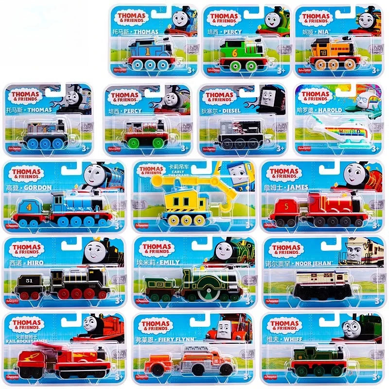 In stock Thomas & Friends Trackmaster Train Plush Along Boys Toy 1/43 Diecast Bruno Gordon Nia Hiro Crane Kana Diesel Model Gift Main image