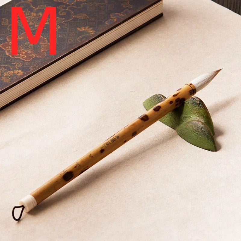 Weasel Woolen Multipple Hair Calligraphy Brush Medium Regular Script Practice Brush Professional Chinese Painting Pen Art Paint