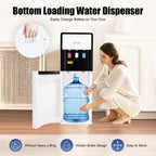 Bottom Loading Water Dispenser Versatile Freestanding Hot&cold Water Dispenser for Office, Home, Living Room White