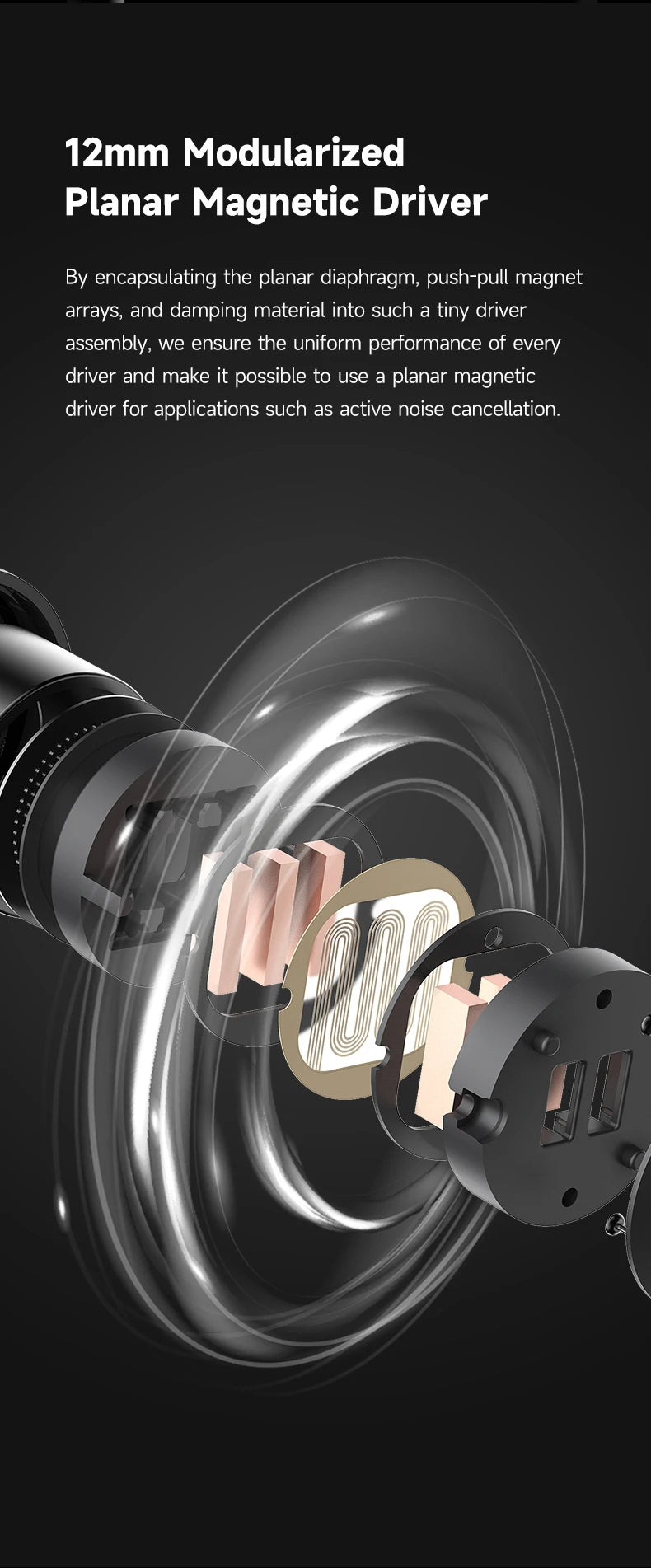 EDIFIER S10 Planar Magnetic ANC True Wireless Earbuds Hi-Res LDAC Bluetooth 5.4 Earphones 6 Mics 28H Battery