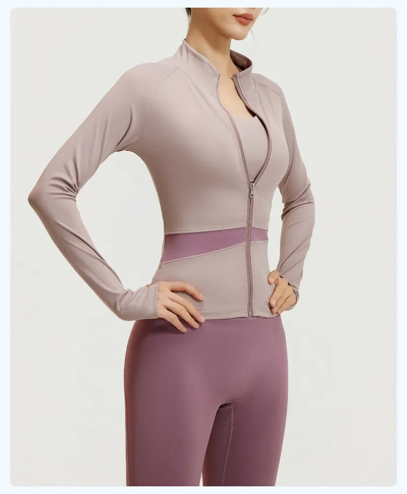 Yoga Set 3PCS Gym Clothes Sportswear Yoga Suits For Women Long Sleeve Crop Top Fitness Set Tracksuits Sports Bra Gym Leggings