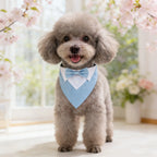 Sucado Bow Tie Dog Collar Tuxedo Bandana Adjustable Formal Puppy Triangle Neck Wear for Wedding Birthday Dress-up Cosplay Party