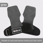 2Pcs Gym Gloves Fitness Hand Palm Protection Equipment Anti Slip Wear-resistant Wrist Protection Hard Pull Grip Strength Gloves